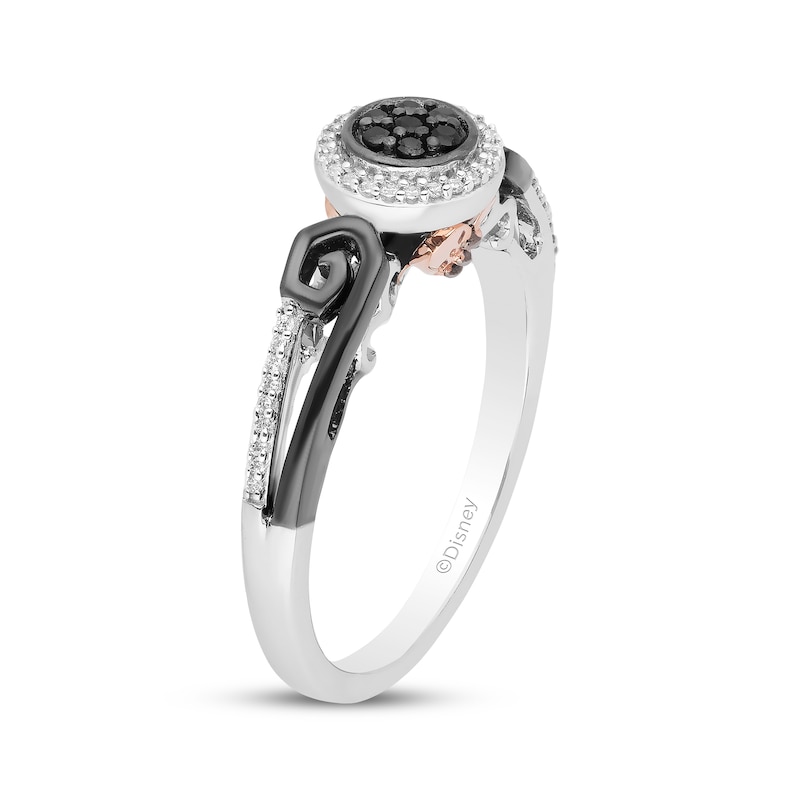 Main Image 2 of Disney Treasures The Nightmare Before Christmas Diamond Ring 1/6 ct tw Sterling Silver & 10K Rose Gold