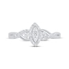 Thumbnail Image 3 of Marquise-Shaped Multi-Diamond Promise Ring 1/5 ct tw Sterling Silver