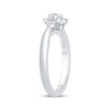 Thumbnail Image 2 of Diamond Cushion Frame Promise Ring 3/8 ct tw 10K White Gold