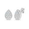 Thumbnail Image 1 of KAY Lab-Grown Diamonds Pear-Shaped Multi-Stone Stud Earrings 1/3 ct tw 10K White Gold