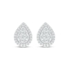 Thumbnail Image 2 of KAY Lab-Grown Diamonds Pear-Shaped Multi-Stone Stud Earrings 1/3 ct tw 10K White Gold