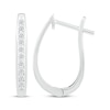 Thumbnail Image 3 of KAY Lab-Grown Diamonds Hoop Earrings 1/5 ct tw 10K White Gold