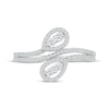 Thumbnail Image 3 of KAY Lab-Grown Diamonds Teardrop Bypass Ring 1/2 ct tw 10K White Gold