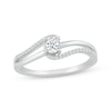 Thumbnail Image 1 of KAY Lab-Grown diamonds Bypass Promise Ring 1/5 ct tw 10K White Gold