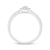 Thumbnail Image 2 of KAY Lab-Grown diamonds Cushion-Shaped Halo Promise Ring 1/5 ct tw 10K White Gold