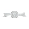 Thumbnail Image 3 of KAY Lab-Grown diamonds Cushion-Shaped Halo Promise Ring 1/5 ct tw 10K White Gold