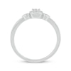 Thumbnail Image 2 of KAY Lab-Grown diamonds Halo Promise Ring 1/4 ct tw 10K White Gold