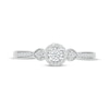 Thumbnail Image 3 of KAY Lab-Grown diamonds Halo Promise Ring 1/4 ct tw 10K White Gold