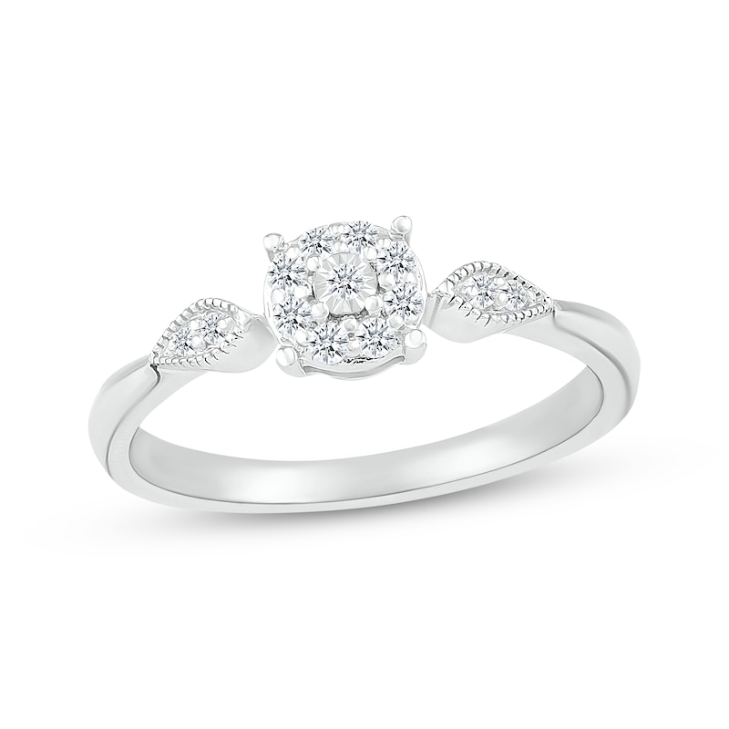 Main Image 1 of KAY Lab-Grown diamonds Promise Ring 1/8 ct tw 10K White Gold