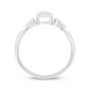 Thumbnail Image 2 of Lab-Created Diamonds by KAY Promise Ring 1/8 ct tw 10K White Gold