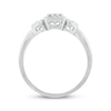 Thumbnail Image 3 of KAY Lab-Grown diamonds Cushion-Shaped Multi-Stone Promise Ring 1/8 ct tw 10K White Gold