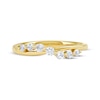 Thumbnail Image 3 of KAY Lab-Grown Diamonds Crossover Wave Fashion Ring 1/4 ct tw 10K Yellow Gold