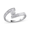 Thumbnail Image 1 of Diamond Bypass Ring 1/4 ct tw 10K White Gold