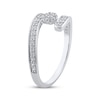 Thumbnail Image 2 of Diamond Bypass Ring 1/4 ct tw 10K White Gold