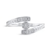 Thumbnail Image 3 of Diamond Bypass Ring 1/4 ct tw 10K White Gold