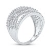 Thumbnail Image 2 of KAY Lab-Grown Diamonds Multi-Row Crossover Ring 1 ct tw 10K White Gold
