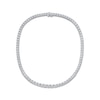 Thumbnail Image 2 of Diamond Tennis Necklace 1/2 ct tw Sterling Silver