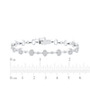 Thumbnail Image 5 of KAY Lab-Grown Diamonds Multi-Stone Oval Link Bracelet 1/2 ct tw 10K White Gold 7.25&quot;