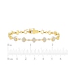 Thumbnail Image 5 of KAY Lab-Grown Diamonds Multi-Stone Oval Link Bracelet 1/2 ct tw 10K Yellow Gold 7.25&quot;