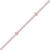 Thumbnail Image 2 of KAY Lab-Grown Diamonds Hexagon Station Bracelet 1/2 ct tw 10K Rose Gold 7.25&quot;