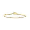 Thumbnail Image 1 of KAY Lab-Grown Diamonds Hexagon Station Bracelet 1/2 ct tw 10K Yellow Gold 7.25&quot;