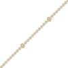 Thumbnail Image 1 of Lab-Created Diamonds by KAY Hexagon Station Bracelet 1/2 ct tw 10K Yellow Gold 7.25"