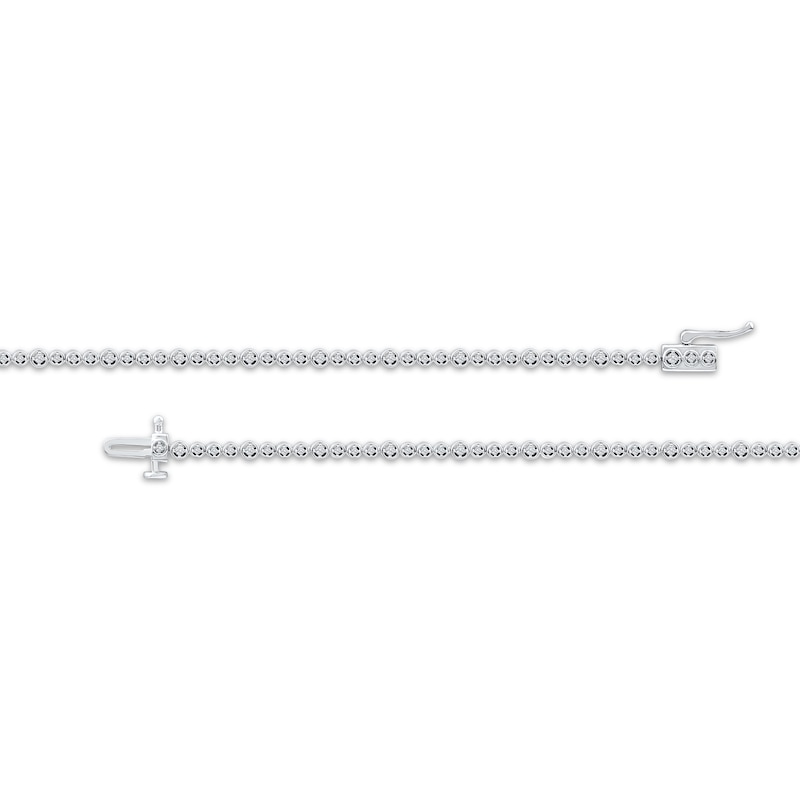 Main Image 3 of KAY Lab-Grown Diamonds Line Bracelet 1/2 ct tw 10K White Gold 7.25&quot;