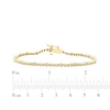 Thumbnail Image 4 of Lab-Created Diamonds by KAY Line Bracelet 1/2 ct tw 10K Yellow Gold 7.25"