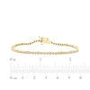 Thumbnail Image 5 of KAY Lab-Grown Diamonds Line Bracelet 1/2 ct tw 10K Yellow Gold 7.25&quot;