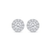 Thumbnail Image 2 of KAY Lab-Grown Diamonds Halo Stud Earrings 3/4 ct tw 10K White Gold