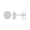 Thumbnail Image 3 of KAY Lab-Grown Diamonds Halo Stud Earrings 3/4 ct tw 10K White Gold