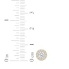 Thumbnail Image 5 of KAY Lab-Grown Diamonds Halo Stud Earrings 3/4 ct tw 10K Yellow Gold