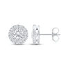 Thumbnail Image 3 of KAY Lab-Grown Diamonds Halo Stud Earrings 1-1/2 ct tw 10K White Gold