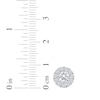 Thumbnail Image 5 of KAY Lab-Grown Diamonds Halo Stud Earrings 1-1/2 ct tw 10K White Gold