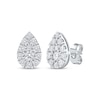 Thumbnail Image 1 of KAY Lab-Grown Diamonds Multi-Stone Pear-Shaped Stud Earrings 3/4 ct tw 10K White Gold