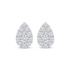 Thumbnail Image 2 of KAY Lab-Grown Diamonds Multi-Stone Pear-Shaped Stud Earrings 3/4 ct tw 10K White Gold
