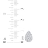 Thumbnail Image 5 of KAY Lab-Grown Diamonds Multi-Stone Pear-Shaped Stud Earrings 3/4 ct tw 10K White Gold