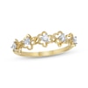 Thumbnail Image 1 of Diamond Clover Cutout Ring 1/5 ct tw 10K Yellow Gold