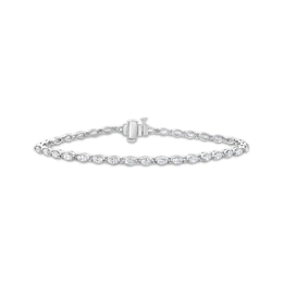 KAY Lab-Grown Diamonds Marquise-Cut Diamond Bracelet 2-1/2 ct tw 10K White Gold 7"