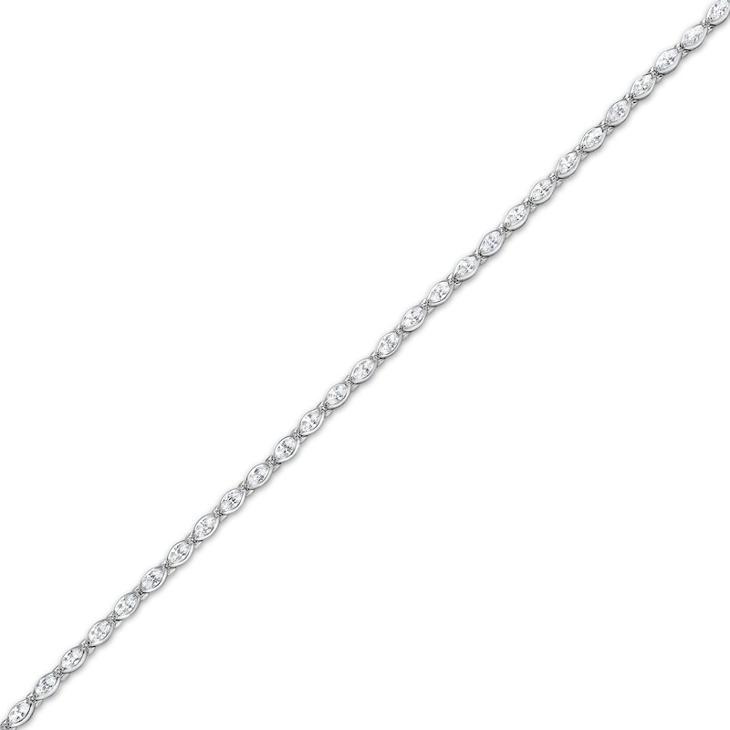 Lab-Created Diamonds by KAY Marquise-Cut Diamond Bracelet 2-1/2 ct tw 10K White Gold 7"