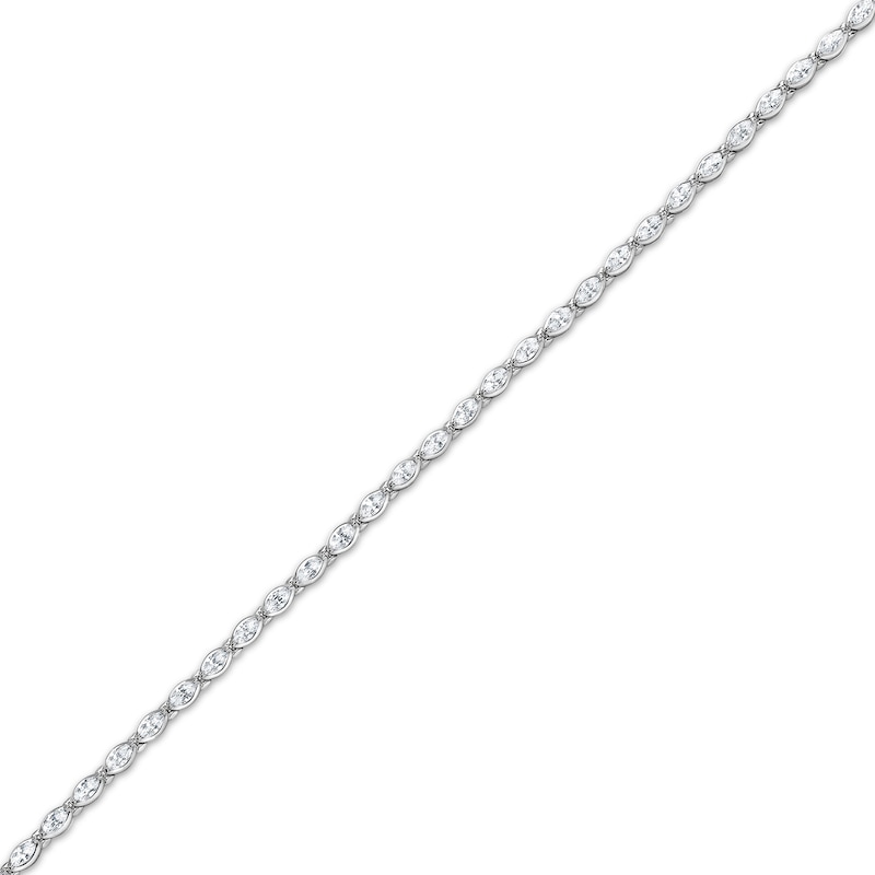 Main Image 2 of KAY Lab-Grown Diamonds Marquise-Cut Diamond Bracelet 2-1/2 ct tw 10K White Gold 7&quot;