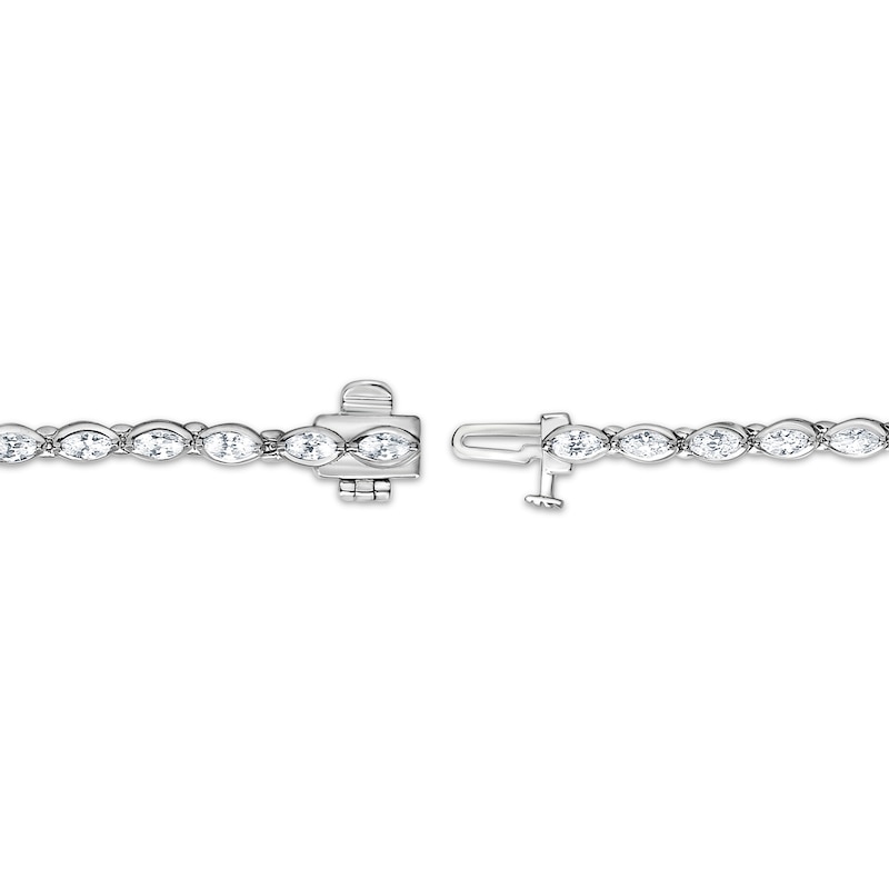 Lab-Created Diamonds by KAY Marquise-Cut Diamond Bracelet 2-1/2 ct tw 10K White Gold 7"