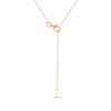 Thumbnail Image 4 of KAY Lab-Grown Diamonds Pear & Round-Cut Drop Necklace 1/2 ct tw 10K Yellow Gold 18&quot;