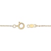 Thumbnail Image 4 of Pear-Shaped Natural Opal & Diamond Necklace 1/15 ct tw 10K Yellow Gold 18&quot;