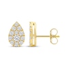 Thumbnail Image 3 of KAY Lab-Grown Diamonds Multi-Stone Pear-Shaped Stud Earrings 3/4 ct tw 10K Yellow Gold