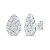 Thumbnail Image 1 of KAY Lab-Grown Diamonds Multi-Stone Pear-Shaped Stud Earrings 2 ct tw 10K White Gold