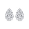 Thumbnail Image 2 of KAY Lab-Grown Diamonds Multi-Stone Pear-Shaped Stud Earrings 2 ct tw 10K White Gold