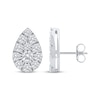 Thumbnail Image 3 of KAY Lab-Grown Diamonds Multi-Stone Pear-Shaped Stud Earrings 2 ct tw 10K White Gold