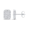 Thumbnail Image 3 of KAY Lab-Grown Diamonds Multi-Stone Rectangle Stud Earrings 1-1/2 ct tw 10K White Gold