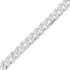 Thumbnail Image 2 of Diamond-Cut Curb Chain Necklace 7mm 100% Repurposed Solid Sterling Silver 22&quot;